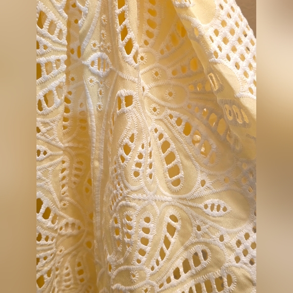 NWT Antonio MelaniJayden Eyelet Sweetheart Neckline A-Line Midi Dress 8 - Picture 6 of 11